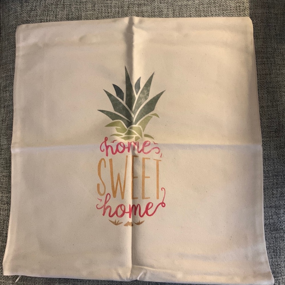 Thirty-One statement canvas pillow cover - NWT